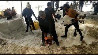 Shri Amarnath Ji Yatra 2019 - Snow Clearing Operation on full pace at Poshpatri