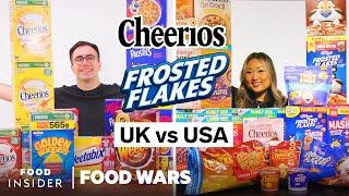 US vs UK Cereals: Frosted Flakes, Cheerios, and More | Food Wars