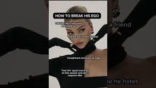 How to break any mens ego  ∣ #shorts #darkfeminine #darkfeminineenergy #manipulation #ego