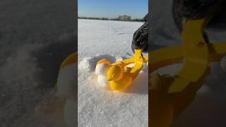 LISTEN to this PERFECT CRISPY snow DUCK ball BE MADE!!! #shorts