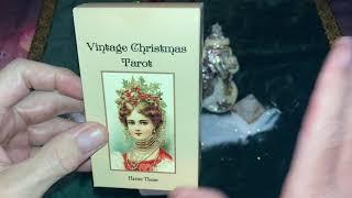 Vintage Christmas Tarot by Hattie Thorn. A beautiful Victorian Christmas deck by a gifted artist!