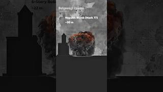 Massive Explosions Size Comparison [Remake]