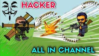 Mini Militia Hacker Vs All in channel