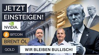 Großer Zinsschritt der Fed? Nvidia, Gold, Bitcoin und Brent Öl im Check