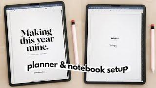 My digital planner + notebook setup ️ | iPad Pro & Apple Pencil