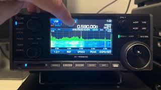 First transatlantic DX copied with the Icom IC-R8600: VOCM 590 kHz, Newfoundland & Labradorm Canada