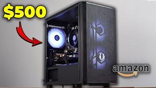 Building A $500 1440p Budget Gaming PC ONLY Using Amazon!