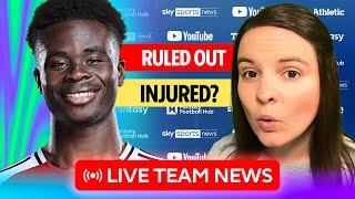 SAKA INJURY UPDATE | FPL GAMEWEEK 12 PRESS CONFERENCES | FANTASY PREMIER LEAGUE 2024/25