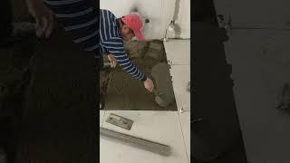 Tile installation P7222#shorts