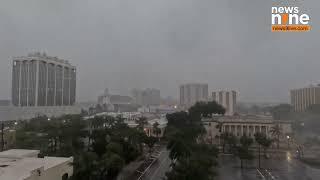 Time Lapse Shows Clouds and Rain Over Sarasota, Florida, as Hurricane Milton Approaches | News9