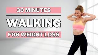 30 MIN WALKING CARDIO WORKOUTIntense Full Body Fat Burn at HomeNO JUMPINGKNEE FRIENDLY