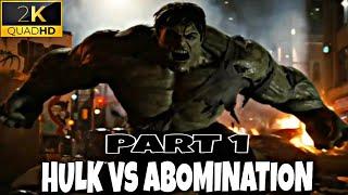 Hulk Vs Abomination | The Incredible Hulk FinalFight Scene HD | Part 1 | No Logo Clips