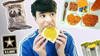 i only ate real MILITARY MEALS for 24 hours