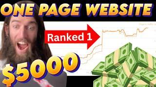 How I Made $5k In August With a ONE PAGE WEBSITE (AI Affiliate Marketing ChatGPT Sidehustle 2024)