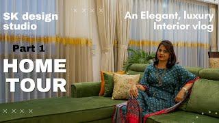 An elegant living room and entrance lobby | vlog| |SK Design Studio|Before/ After.