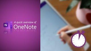 A quick overview of OneNote