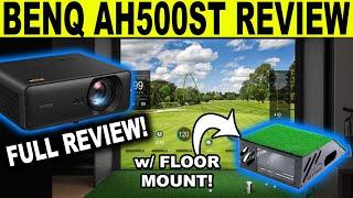 Best Golf Simulator Projector for Floor Mount? BenQ AH500ST FULL Review