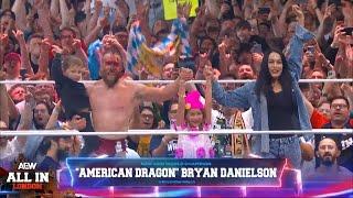 Bryan Danielson Celebrates AEW World Championship Win with His Family at All In London 2024!