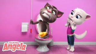  Bathroom Drama  Talking Angela Cartoon Short