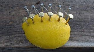 How To Make Fire With A LEMON.