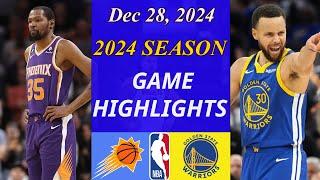 Phoenix Suns vs Golden State Warriors Game 4th-Qtr | Dec 28,2024 NBA TODAY