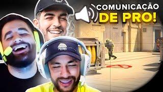 FALLEN, NEYMAR, CHELLO E SKULLZ COMUNICANDO E JOGANDO MUITO!!