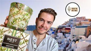 Santorini Olive & Citron Speciality Candle Review | NEST New York | TouchTheFireTwice