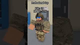 Pro Cop VS New Cop ERLC Roblox! #shorts