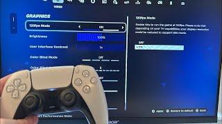 How to get 120 FPS in Fortnite on PS5(For beginners!) (2024)