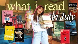 July reading wrap up ️️ worst reading month of 2024, dnf's, booktok recommended books, 4 stars