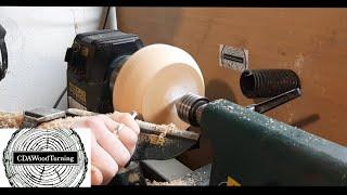 Woodturning | Beech candle holder