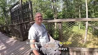 ️ Baumwipfelpfad Saarschleife bei Mettlach / barrierefrei, mit Rollstuhl ️ Treetopwalk