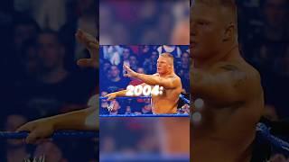 Brock Lesnar & Goldberg 2004 vs 2016 #shorts #wwe #brocklesnar