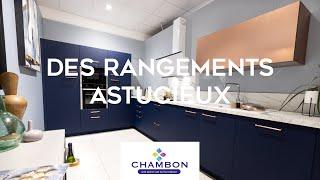 Des rangements astucieux - Cuisines Chambon