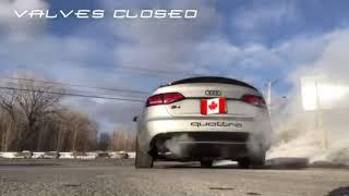 Audi S4 Valved Mufflers!