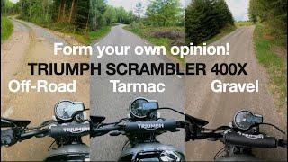 All Terrains Test! | TRIUMPH SCRAMBLER 400X | OFF ROAD | POV RAW SOUND [HD]