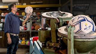 How Footballs Are Made: Behind The Scenes of Soccer Ball Manufacturing | Smartest Workers