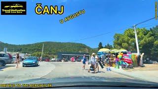 ČANJ u Avgustu 2024, vožnja do plaže - ČANJ Settlement [Driving to the Beach in 4K] MNE Crna Gora