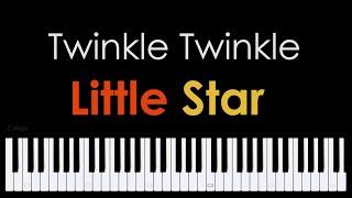 Twinkle Twinkle Little Star - Easy Piano Tutorial