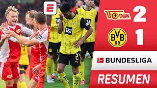 BATACAZO EN ALEMANIA. Unión Berlin SORPRENDIÓ al DORTMUND y le ganó 2-1 | RESUMEN | Bundesliga