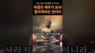 [마음의 갈증] 욕망은 채운다고 사라지지 않습니다 | 부처님 말씀