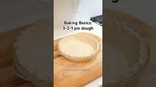 3-2-1 Pie Dough (The Culinary Institute of America recipe)