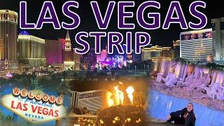 24 HOURS IN LAS VEGAS | Part 2: The Strip at Night, Dinner, Cirque du Soleil