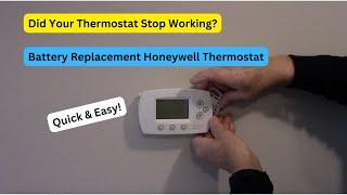 Battery Replacement Honeywell Thermostat