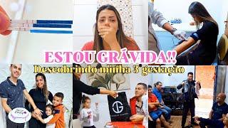 DESCOBRINDO A MINHA 3° GRAVIDEZ | FIZ O BHCG + REAÇÃO DA FAMÍLIA 