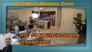 River Run Zephyrhills Florida KB Home's Plan 1707 Model Tour | Real Estate