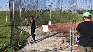 Jackson Acker Shot Put at Verona Area High School 6/1/2021