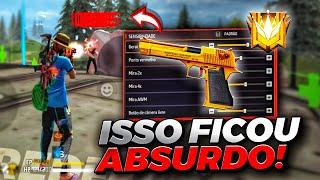 DEPOIS da ATUALIZAÇÃO! A MELHOR SENSIBILIDADE PARA SUBIR CAPA NA NOVA ATUALIZAÇÃO DO FREE FIRE!