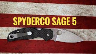 The Spyderco Sage 5. Is it any good?