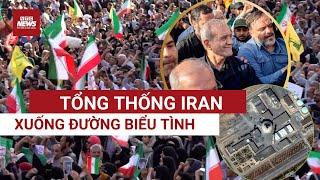 Tổng thống và người dân Iran giận dữ xuống đường kêu gọi trả thù Mỹ vì trắng trợn tấn công Tehran!